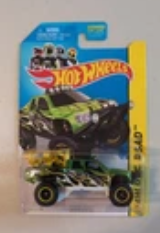 HOT WHEELS SUPER TREASURE GREEN SANDBLASTER TRUCK