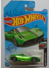 HOT WHEELS SUPER TREASURE GREEN '17 PAGANI HUAYRA ROADSTER