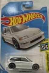 HOT WHEELS SUPER TREASURE HUNT WHITE '90 HONDA CIVIC EF