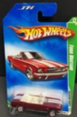 HOT WHEELS SUPER TREASURE HUNT RED FORD MUSTANG