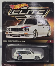 HOT WHEELS RLC ELITE 64 WHITE 1990 BMW 318i TOURING