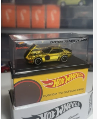 HOT WHEELS RLC GOLD CHROME '72 DATSUN 240Z
