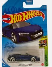 HOT WHEELS SUPER TREASURE HUNT BLUE 2019 AUDI R8 SPYDER