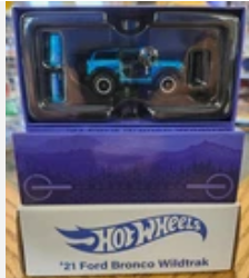 HOT WHEELS RLC BLUE 2021 FORD BRONCO