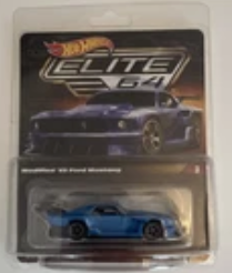 HOT WHEELS ELITE 64 BLUE MODIFIED FORD MUSTANG