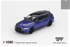 Mini GT 1:64 BMW M3 Competition Touring – Portimao Blue Metallic