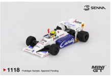 Mini GT 1:64 Toleman TG184 #19 Ayrton Senna 1984 Monaco Grand Prix 2nd Place- #1118