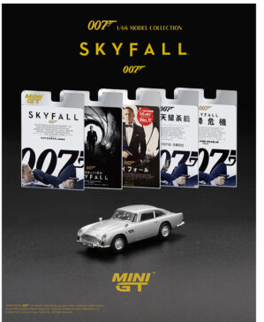 Mini GT 1:64 Aston Martin DB5 James Bond “Skyfall” – Spanish Packaging #913