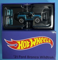 HOT WHEELS  RLC BLUE '21 FORD BRONCO WILDTRAK