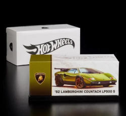 HOT WHEELS RLC GREEN '82 LAMBORGHINI COUNTACH LP500 S