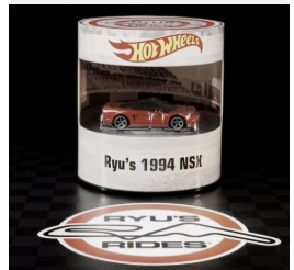 HOT WHEELS RLC RYU'S RED 1994 NSX