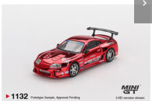 Mini GT 1:64 Toyota Supra (A80) Top Secret GT-300 Top Secret – Red Chrome #1132