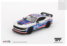 Mini GT 1:64 Ford Mustang Dark Horse #24 Ford Performance Racing School #1172