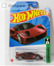 HOT WHEELS SUPER TREASURE HUNT RED LOTUS EVIJA