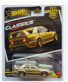 Hot Wheels Modern Classics CHASE Mercedes Benz 190 E 2.5-16 EVO II