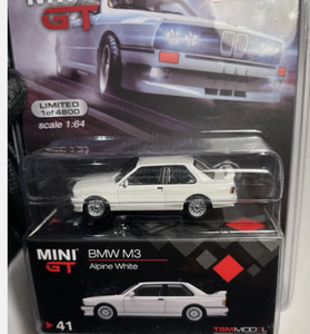 MINI GT #41 ALPINE WHITE BMW M3