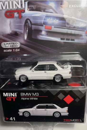 MINI GT #41 ALPINE WHITE BMW M3