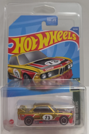 Hot Wheels '73 BMW 3.0 CSL Race Car Super Treasure Hunt STH W/PROTECTOR