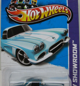 Hot Wheels 2013 Super Treasure Hunt '62 Corvette HW Showroom With Protector