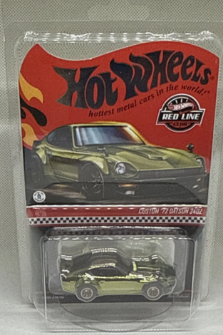 Hot Wheels Red Line Club 1:64 Custom '72 Datsun 240Z Green