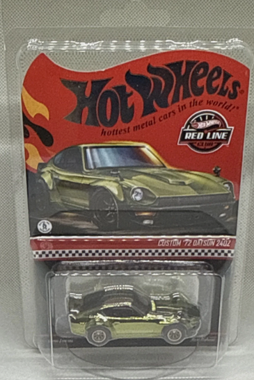 Hot Wheels Red Line Club 1:64 Custom '72 Datsun 240Z Green