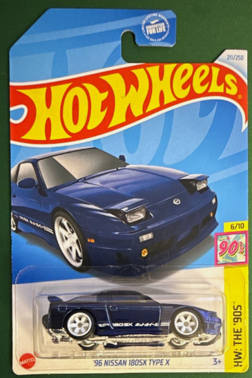 Hot Wheels 2024 - Super Treasure Hunt - 1996 Nissan 180SX Type X (w/ Protector)