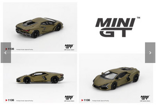 Mini GT 1:64 Lamborghini Revuelto – Verde Gea Matte Green