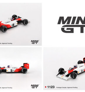 Mini GT 1:64 McLaren MP4/4 #11 Alain Prost 1988 Japanese Grand Prix 2nd Place – Mijo Exclusives