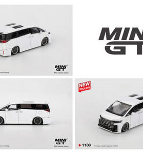 Mini GT 1:64 Toyota Alphard 40 KUHL – White – NEW TOOLING!