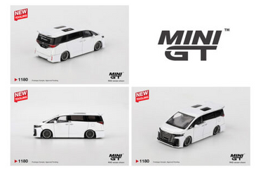 Mini GT 1:64 Toyota Alphard 40 KUHL – White – NEW TOOLING!