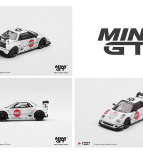 Mini GT 1:64 Mazda AZ-1 Liberty Walk LB40 LB-Hinomaru – White