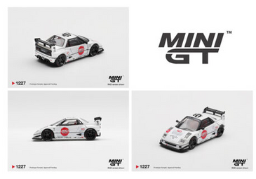 Mini GT 1:64 Mazda AZ-1 Liberty Walk LB40 LB-Hinomaru – White
