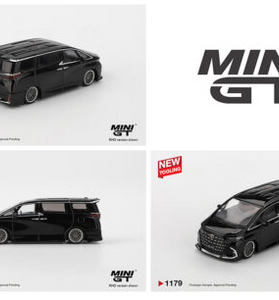 Mini GT 1:64 Toyota Alphard 40 KUHL – Black – NEW TOOLING!