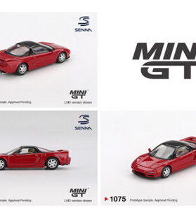 Mini GT 1:64 Honda NS-X Prototype Midship Sports 1989 Ayrton Senna w/ Figure- Mijo Exclusives