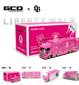GCD 1:64 LBWK HINO700 LB Truck -Pink – Special Edition
