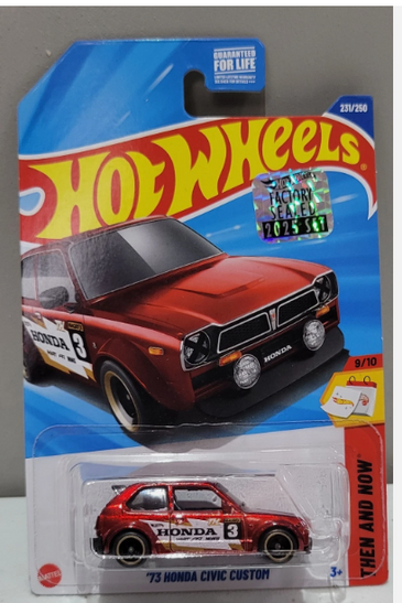 Hot Wheels '73 Honda Civic Custom 2025 Super Treasure Hunt Factory Sealed