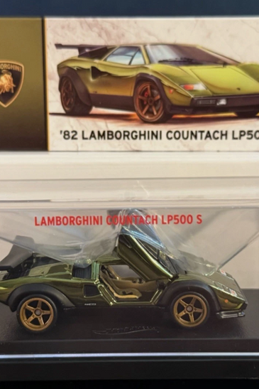 2022 Hot Wheels RLC Exclusive Olive ‘82 LAMBORGHINI COUNTACH LP500 S!