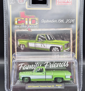 M2 1978 Chevrolet Cheyenne Super 30 C10s in the Park 31500-MJS105 1/64 CHASE