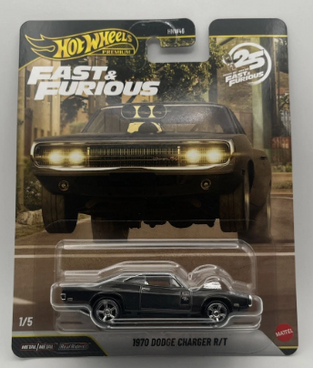 HOT WHEELS PREMIUM 🔥CHASE 🔥FAST & FURIOUS 25YRS  1970 DODGE CHARGER RT