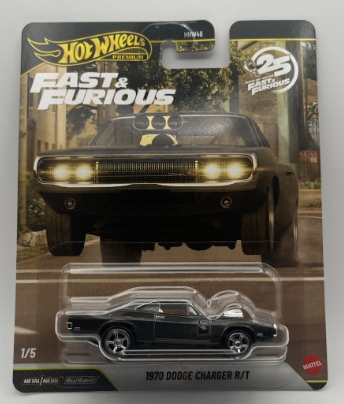 HOT WHEELS PREMIUM 🔥CHASE 🔥FAST & FURIOUS 25YRS  1970 DODGE CHARGER RT