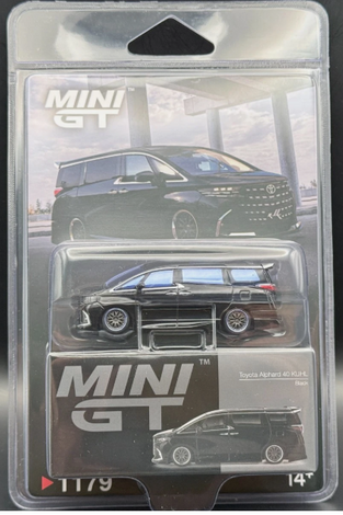 Mini GT Toyota Alphard 40 KUHL – Black #1179 1/64 CHASE