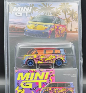 Mini GT Volkswagen ID. Buzz KW/BBS – Orange #1159 1/64 CHASE