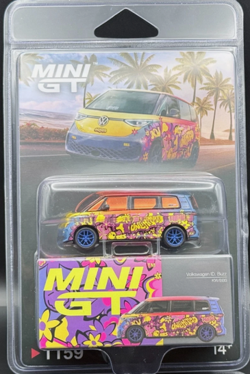 Mini GT Volkswagen ID. Buzz KW/BBS – Orange #1159 1/64 CHASE