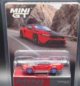 CHASE ! Mini GT 1:64 Ford Mustang GTD – Race Red #1196