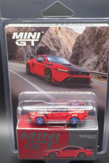 CHASE ! Mini GT 1:64 Ford Mustang GTD – Race Red #1196