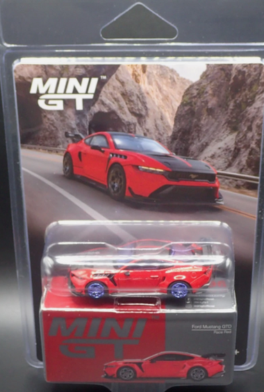 CHASE ! Mini GT 1:64 Ford Mustang GTD – Race Red #1196