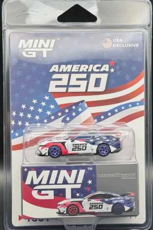 Mini GT Ford Mustang GTD 250 America USA Exclusive #1301 1/64 CHASE