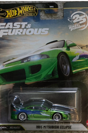 Hot Wheels Premium Fast & Furious 25 Years 1995 Mitsubishi Eclipse !!!Chase!!!