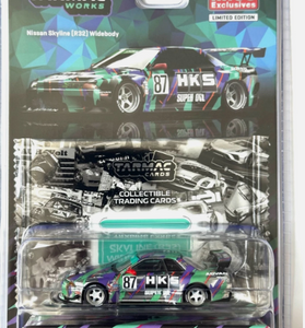 Chase! Tarmac Works 1:64 Nissan Skyline (R32) Widebody Jonsibal Designworks HKS