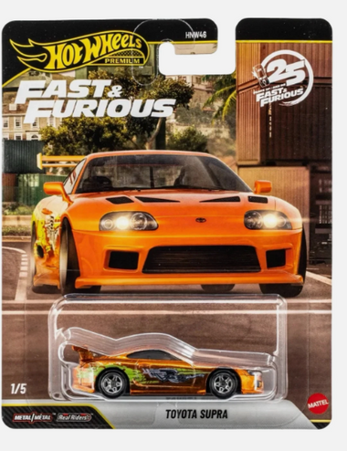 Hot Wheels 1:64 Premium Fast & Furious - Toyota Supra Spectra Orange **CHASE**